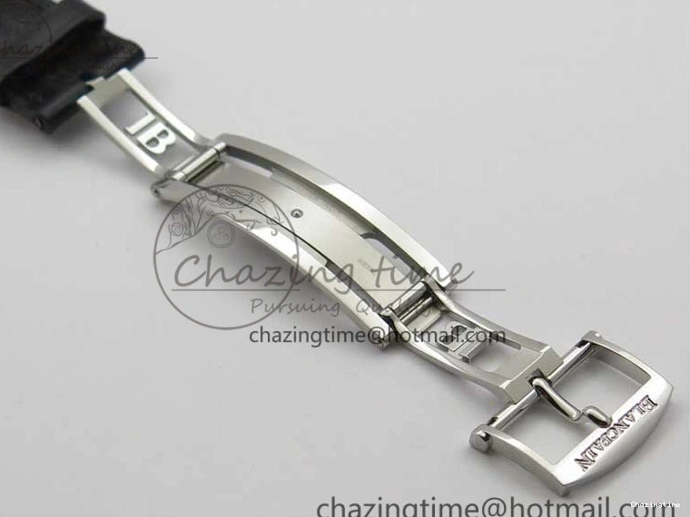 0128 MultiPurpose Villeret 6654 SS Complicated Function OMF 1:1 Best Edition White Dial on Black Leather Strap A6654 V 7901